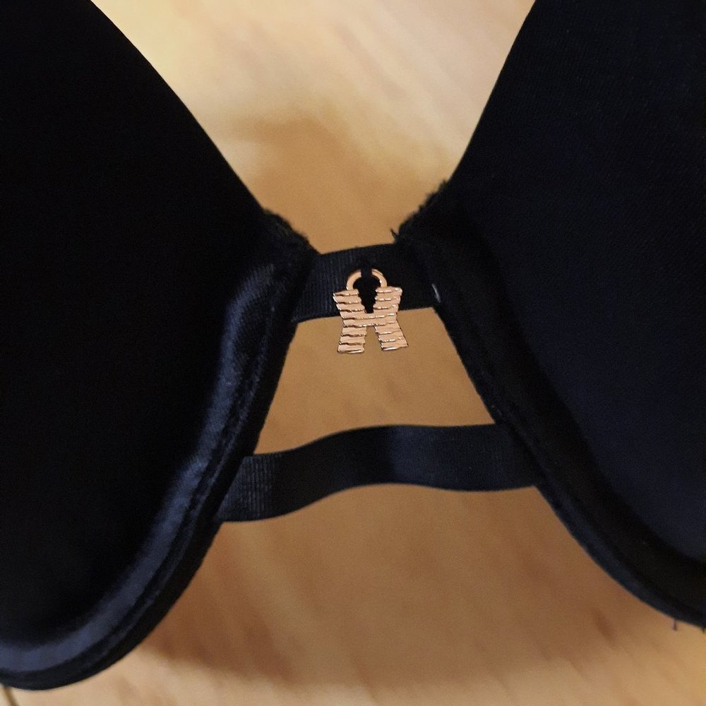 SAVAGE X FENTY T-Shirt Bra, Caviar, 36B
